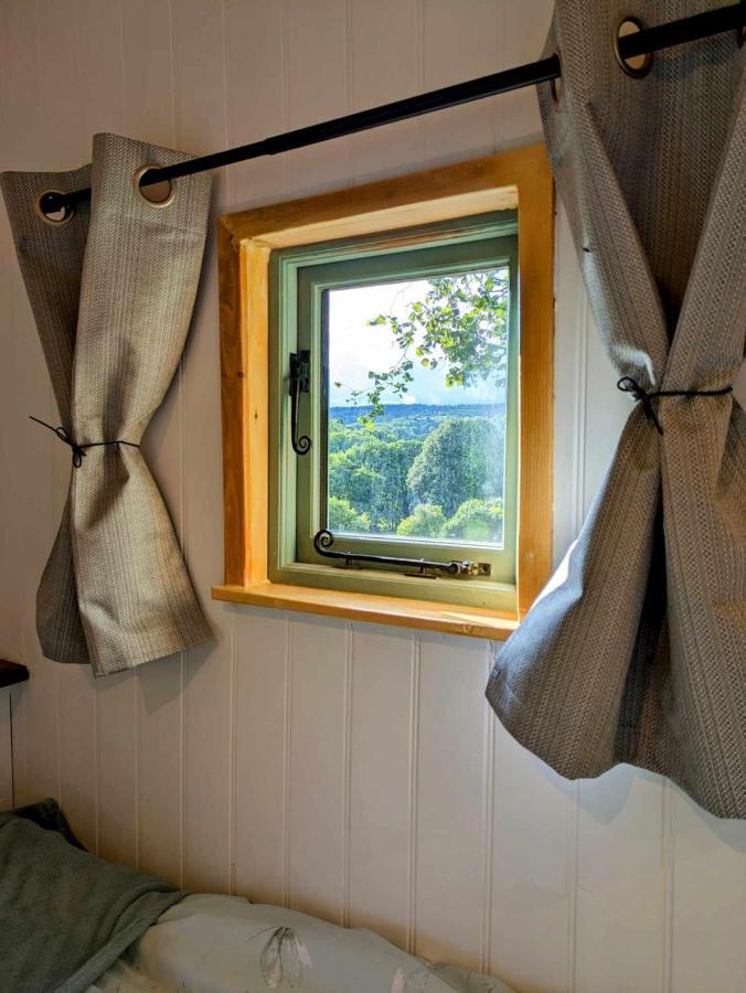 Romantic Nature Retreat, Luxury Glamping & Stargazing Views - Dragonfly Shepherd Hut Yarpole Kültér fotó